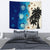 Hawaiian Sea Turtle Symbol Palm Tapestry Wall Tapestry 130cm*150cm Blue - Polynesian Pride