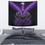 Maori Manaia New Zealand Tapestry Purple Wall Tapestry - Manaia Medium 80" x 68" Purple - Polynesian Pride