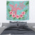 Hawaii Tropical Hibiscus Turtle Mint Style - Tapestry AH - Polynesian Pride