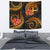 Fiji Tapestry - Gold Plumeria TAPESTRY Medium 80" x 68" GOLD - Polynesian Pride