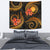 Marshall Islands Tapestry - Gold Plumeria TAPESTRY Medium 80" x 68" GOLD - Polynesian Pride