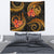 New Caledonia Tapestry - Gold Plumeria TAPESTRY Medium 80" x 68" GOLD - Polynesian Pride