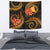 Tokelau Tapestry - Gold Plumeria TAPESTRY Medium 80" x 68" GOLD - Polynesian Pride