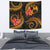 Tonga Tapestry - Gold Plumeria TAPESTRY Medium 80" x 68" GOLD - Polynesian Pride