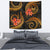 Tahiti Tapestry - Gold Plumeria TAPESTRY Medium 80" x 68" GOLD - Polynesian Pride