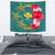 Hawaiian Turtle Tropical Polynesian - Tapestry - Azga Style Wall Tapestry 130cm*150cm Turquoise - Polynesian Pride