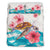 Hawaiian Duvet Cover Set - Turtle Hibiscus Waves A0 - Polynesian Pride