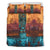 Hawaii Duvet Cover Set - Tiki Wooden Statue - Polynesian Pride