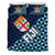 Fiji Duvet Cover Set - Fiji Flag & Coat Of Arms - Polynesian Pride