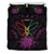 Kanaka Maoli Purple Hibiscus Rising Bedding Set - Polynesian Pride