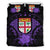 Fiji Duvet Cover Set - Fiji Flag & Purple Hibiscus - Polynesian Pride