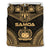 Samoa Polynesian Chief Duvet Cover Set - Gold Version Gold - Polynesian Pride