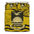 Kiribati Duvet Cover Set - Kiribati Flag & Coat Of Arms Yellow - Polynesian Pride