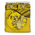 Niue Duvet Cover Set - Niue Coat Of Arms & Coconut Crab Yellow - Polynesian Pride