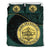 Palau Duvet Cover Set - Palau Coat Of Arms Dark Green - Polynesian Pride