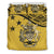 Solomon Island Duvet Cover Set - Flag & Coat Of Arms Yellow - Polynesian Pride