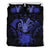 Niue Duvet Cover Set - Coconut Crab & Dark Blue Hibiscus - Polynesian Pride