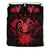 Niue Duvet Cover Set - Coconut Crab & Red Hibiscus - Polynesian Pride