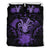 Niue Duvet Cover Set - Coconut Crab & Purple Hibiscus - Polynesian Pride