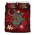 Cook Islands Bedding Set - Red Turtle Tribal Red - Polynesian Pride