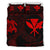 Hawaiian Map Kanaka Maoli Turtle Polynesian Bedding Set Red Red - Polynesian Pride