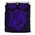 Hawaiian Hammerhead Shark Yin Yang Polynesian Bedding Set - Purple Purple - Polynesian Pride