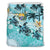 Polynesian Duvet Cover Set - Nauru Bedding Set Blue Turtle Hibiscus - Polynesian Pride