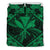 Hawaiian Map Kanaka Hibiscus Green Polynesian Bedding Set Green - Polynesian Pride