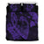 Hawaiian Fish Hook Hibiscus Banzai Surfing Polynesian Bedding Set Purple Purple - Polynesian Pride