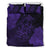 Hawaiian Hibiscus Dolphin Manta Ray Turtle Polynesian Bedding Set Waves Purple Purple - Polynesian Pride