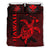 Polynesian Hawaii Duvet Cover Set - Turtle Hawaiian Red - Polynesian Pride