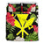 Hawaiian Map Heart Kanaka Hibiscus Polynesian Bedding Set Yellow - Polynesian Pride