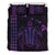 Hawaiian Map Kakau Turtle Polynesian Bedding Set - Purple Purple - Polynesian Pride