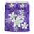 Hawaiian Plumeria Polynesian Bedding Set - Purple Purple - Polynesian Pride