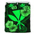 Polynesian Hawaii Duvet Cover Set - Hibiscus Green - Polynesian Pride