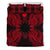 Polynesian Bedding Set - Nauru Duvet Cover Set Map Red - Polynesian Pride