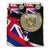 Hawaiian Flag Coat Of Arms Of Hawaii Polynesian Bedding Set - Classic Style Black - Polynesian Pride