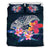 Polynesian Bedding Set - Manta Ray And Hibiscus - Polynesian Pride