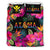 Kanaka Maoli (Hawaiian) Bedding Set - Tropical Flower Hibiscus Black - Polynesian Pride