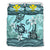 Kanaka Maoli (Hawaiian) Bedding Set - Polynesian Turtle Plumeria Blue Blue - Polynesian Pride