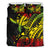 Hawaiian Ohana Reggae Turtle Bedding Set Black - Polynesian Pride