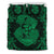 Hawaii Anchor Hibiscus Flower Vintage Bedding Set - AH - Green Green - Polynesian Pride