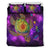 Hawaii Map Turtle Galaxy Bedding Set - AH - Purple Purple - Polynesian Pride