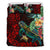 Tiki Polynesian Bedding Set Turtle Hibiscus - Red - Polynesian Pride