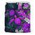 Kanaka Maoli (Hawaiian) Bedding Set - Sea Turtle Tropical Hibiscus And Plumeria Purple Purple - Polynesian Pride