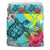 Hawaii Kanaka Turtle Hibiscus Plumeria Tropical Style - Bedding Set AH Blue - Polynesian Pride