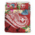 Polynesian Hawaii Kanaka Maoli Bedding Set - Summer Plumeria (Red) - Polynesian Pride