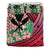 Kanaka Maoli (Hawaiian) Bedding Set - Lauhala Polynesian Hibiscus Pink Pink - Polynesian Pride