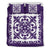 Hawaiian Bedding Set Royal Pattern - Purple And White Purple - Polynesian Pride