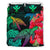 Hawaii Bedding Set - Hawaii Turtle Wave Hibiscus Bedding Set - Unia Style Black - Polynesian Pride